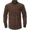 Härkila Men's Longsleeve Shirt Pajala (red Autumn Check)