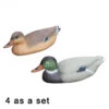 Il Lago Passion Decoy Ducks Plastic (4 As A Set)