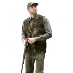 Il Lago Prestige Men's Leather Vest (camouflage) -Hunting Equipment Store il lago prestige mens leather vest camouflage 2