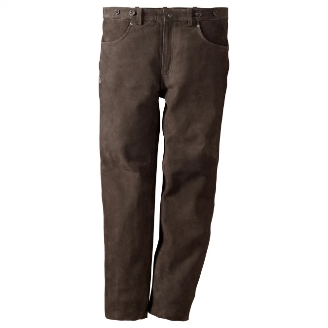 Il Lago Prestige Men's Nubuk Leather Trousers 1 Il Lago Prestige Men's Nubuk Leather Trousers