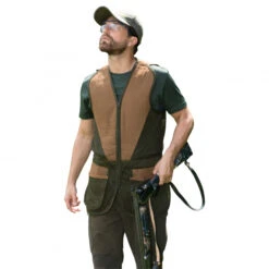 Il Lago Prestige Men's Shooting Vest Sienna -Hunting Equipment Store il lago prestige mens shooting vest sienna 3