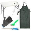 Kogha Set: Filleting Table, PVC Apron, Filleting Knife, Bone Comb + Filleting Glove
