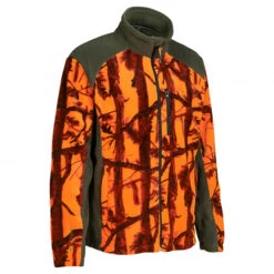 Percussion Men's Fleece Jacket Stronger (Ghostcamou Blaze)