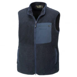 Pinewood Men's Fibre Fur Vest (dark Navy)